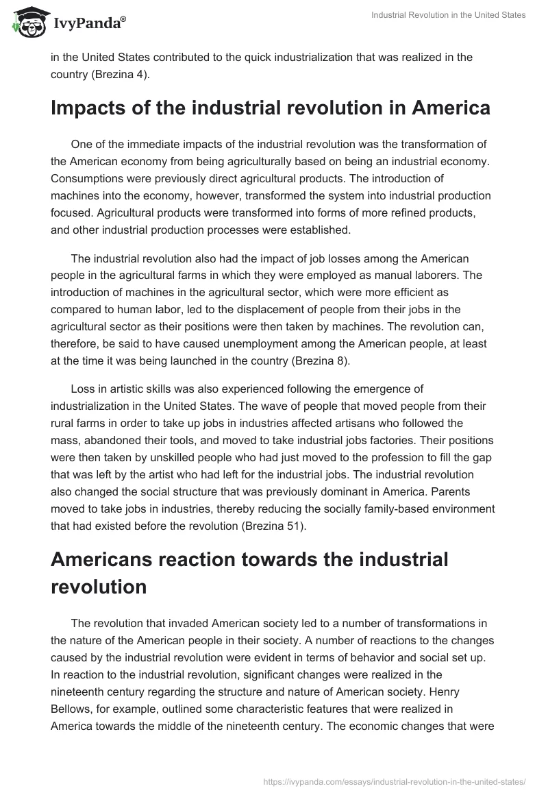 Industrial Revolution in the United States. Page 2