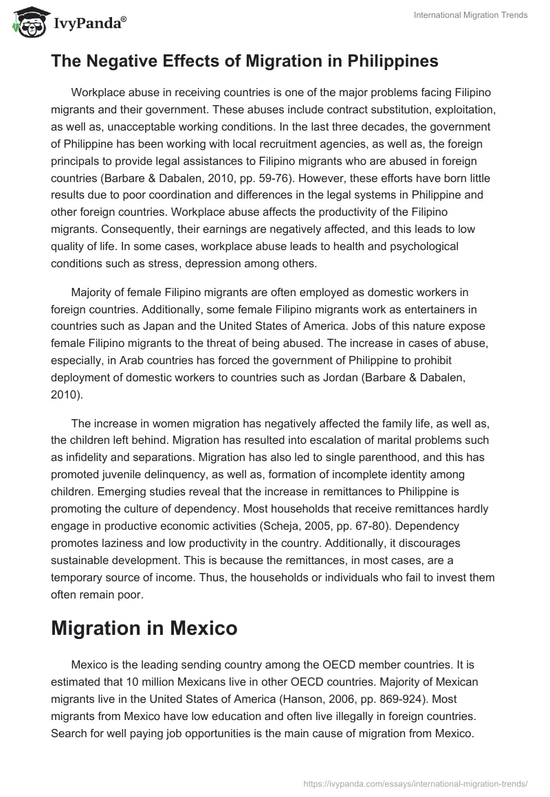 International Migration Trends. Page 3