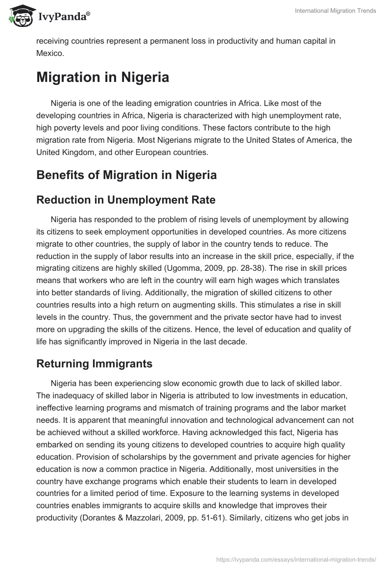 International Migration Trends. Page 5