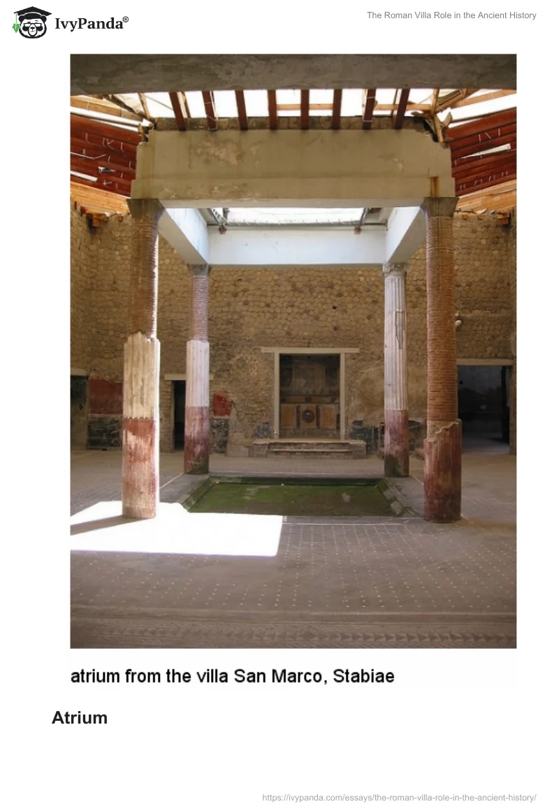 The Roman Villa Role in the Ancient History. Page 4