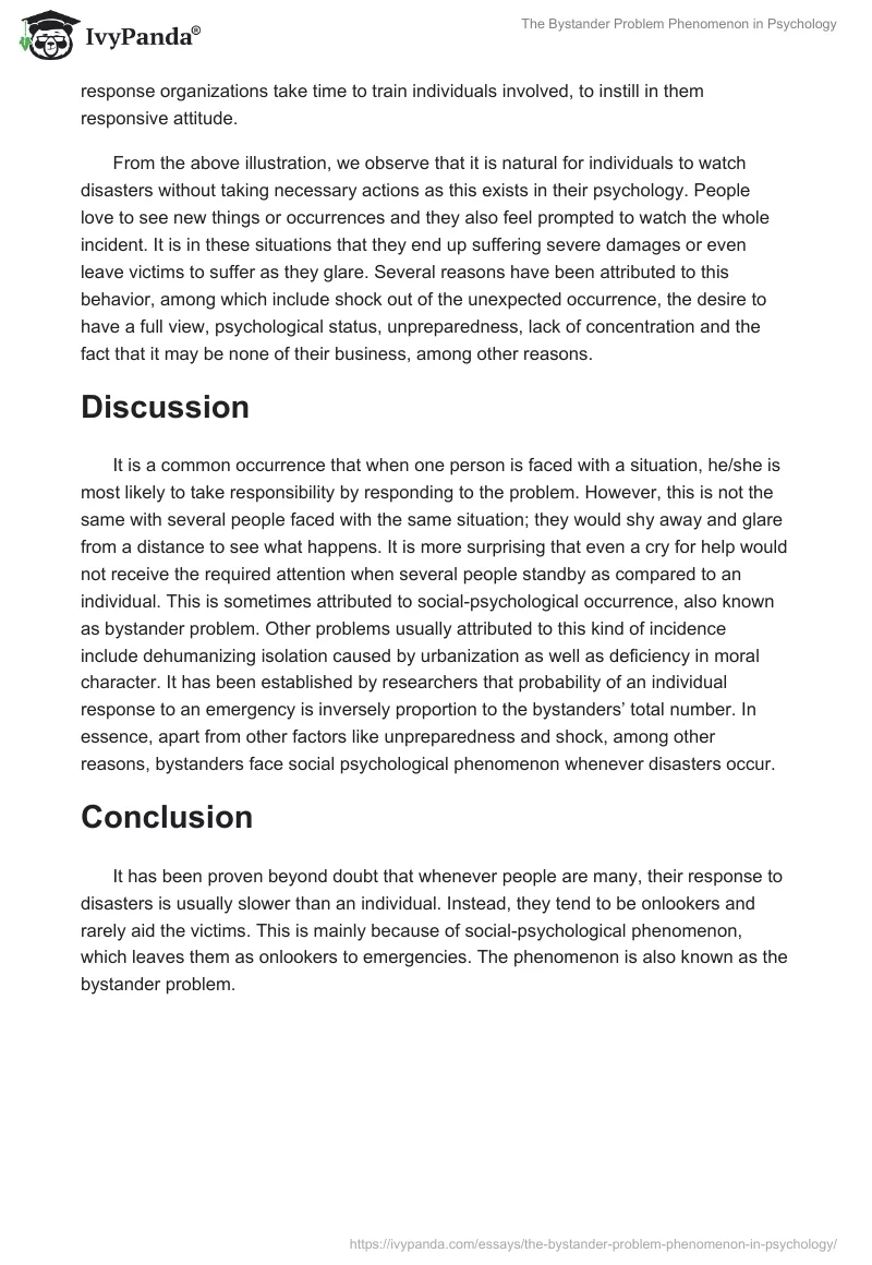 The Bystander Problem Phenomenon in Psychology. Page 2