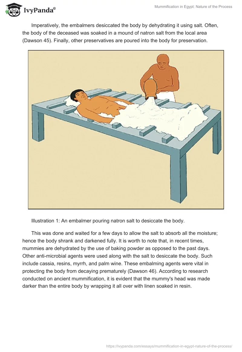Mummification in Egypt: Nature of the Process. Page 4