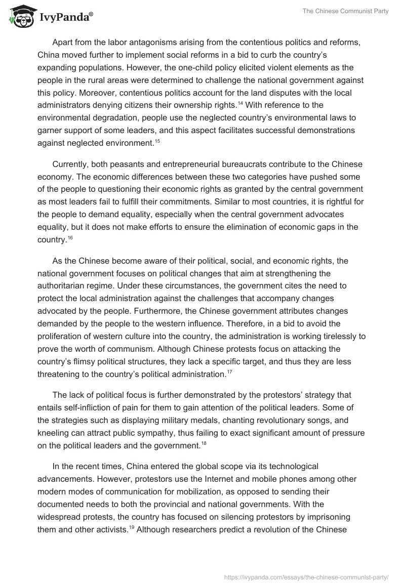 The Chinese Communist Party. Page 4
