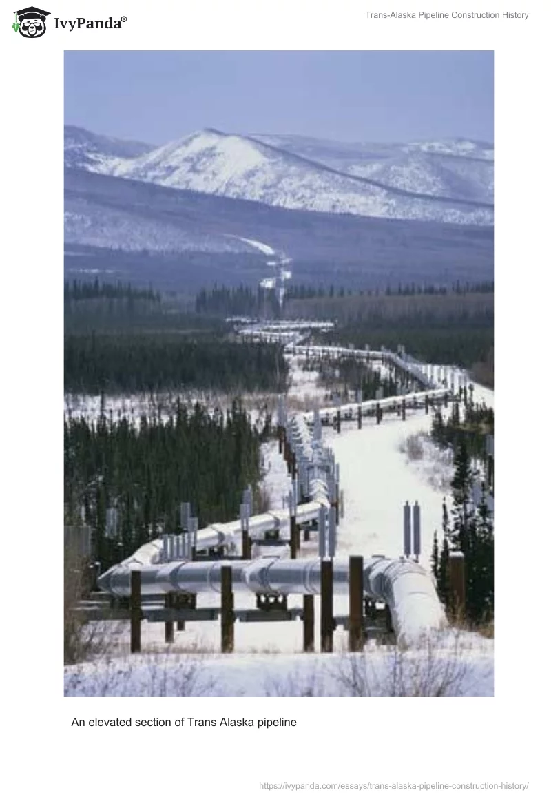 Trans-Alaska Pipeline Construction History. Page 3