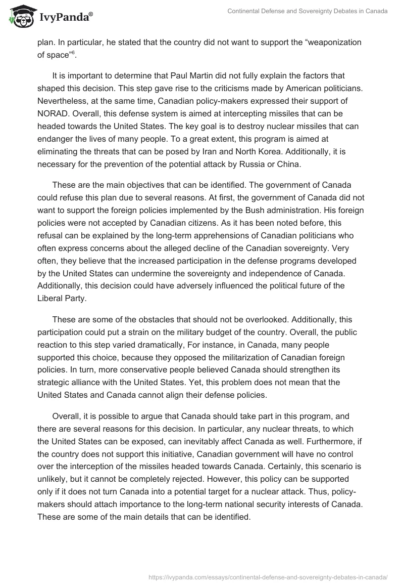 Continental Defense and Sovereignty Debates in Canada. Page 3
