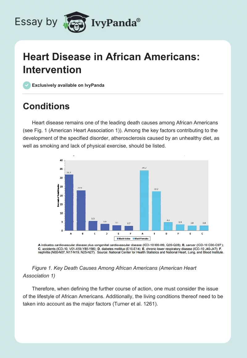 Heart Disease in African Americans: Intervention. Page 1