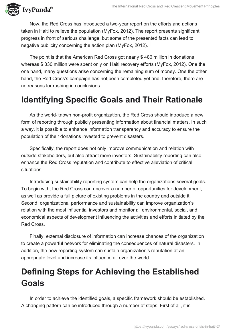 The International Red Cross and Red Crescent Movement Principles. Page 2