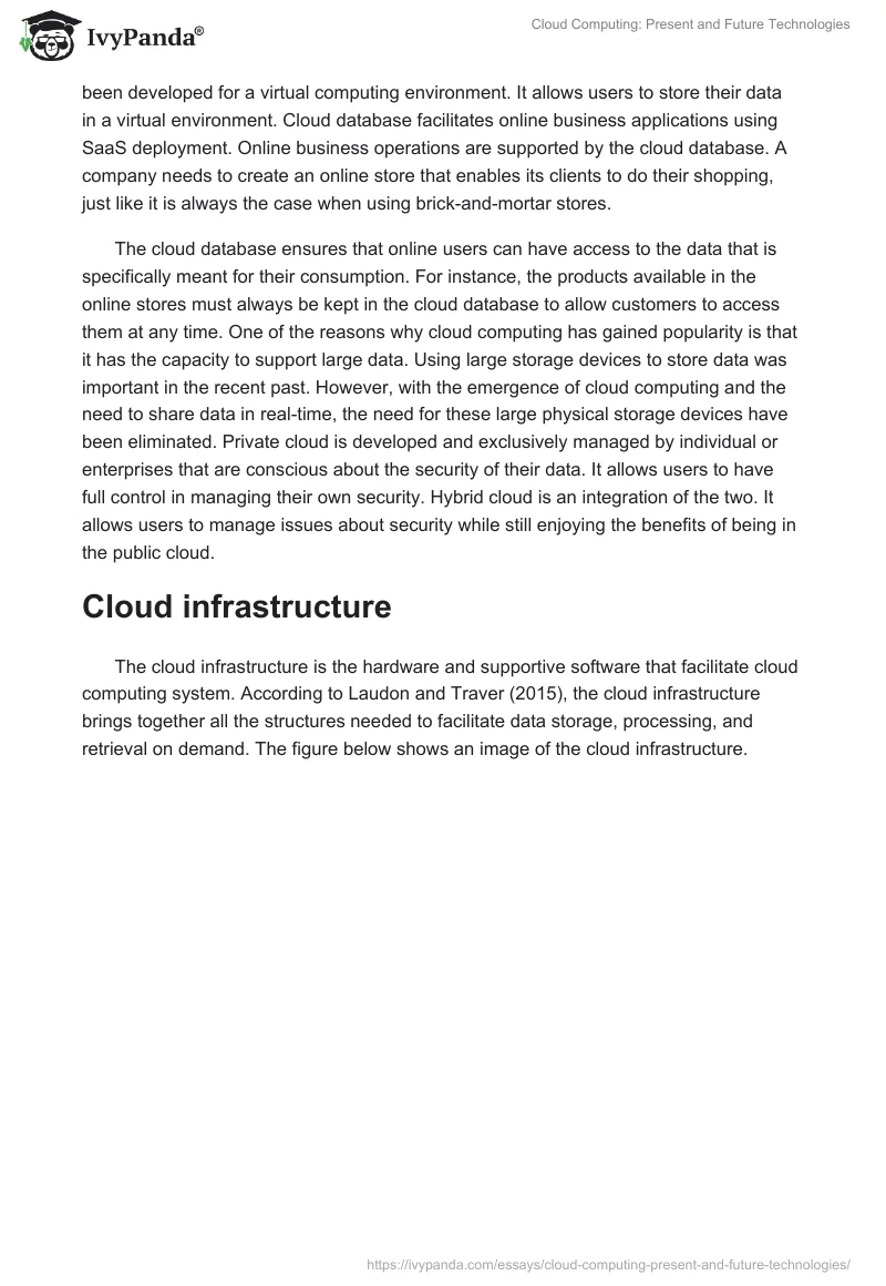 Cloud Computing: Present and Future Technologies. Page 3