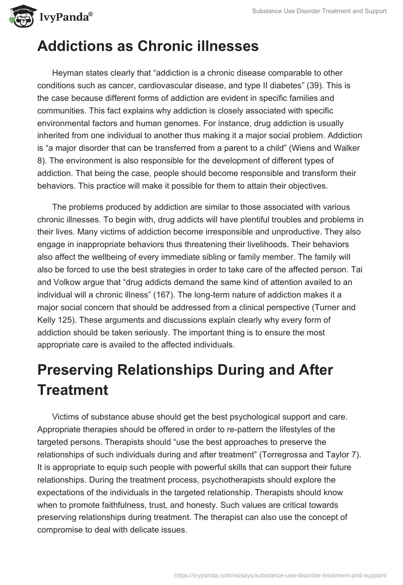 Substance Use Disorder Treatment and Support. Page 2