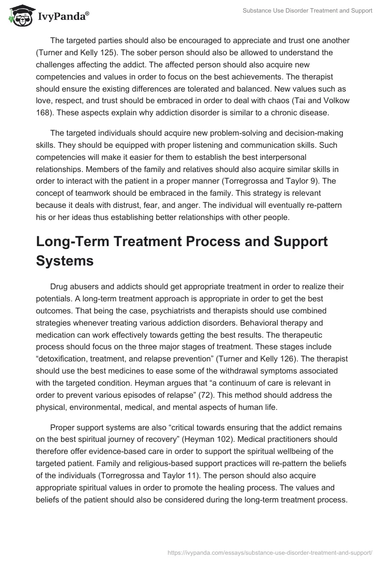 Substance Use Disorder Treatment and Support. Page 3