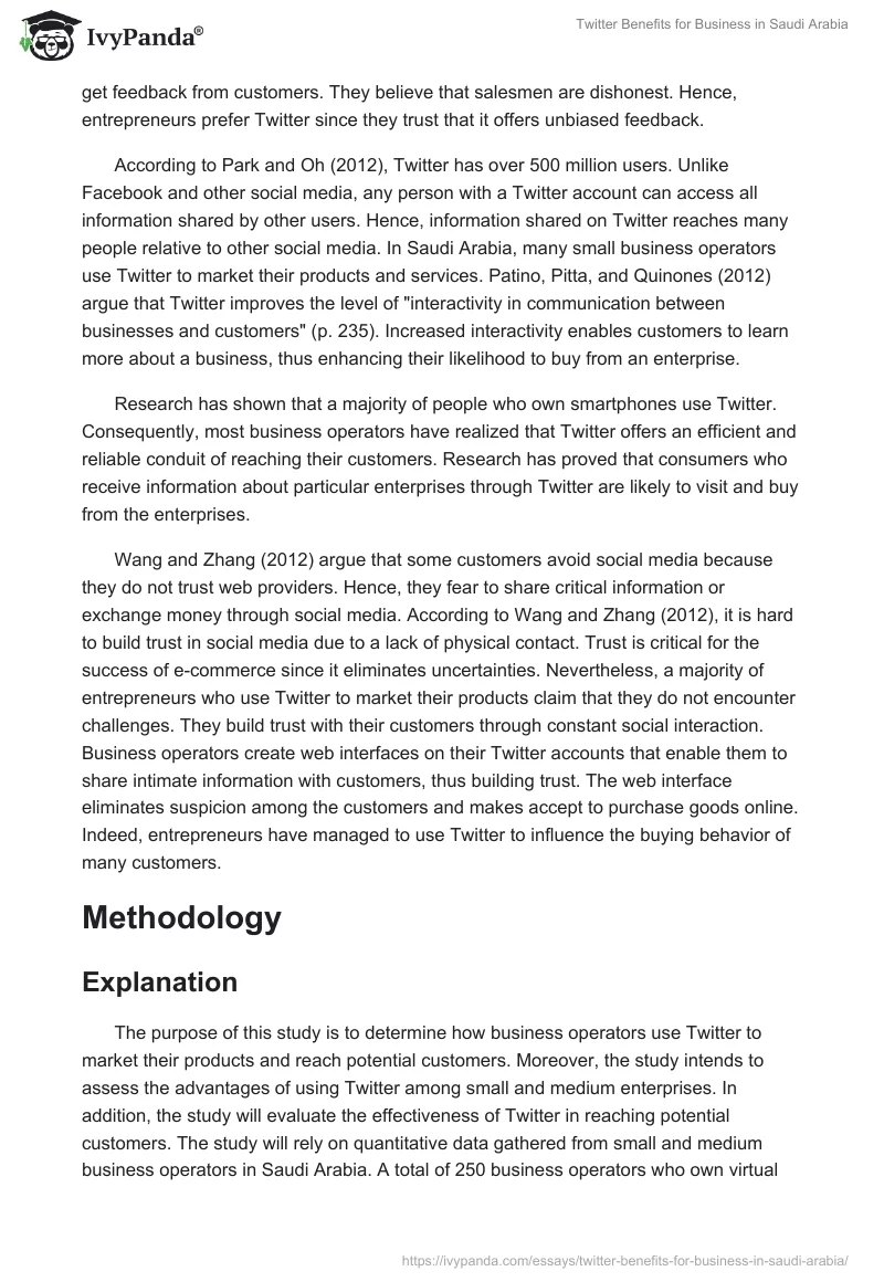 Twitter Benefits for Business in Saudi Arabia. Page 3