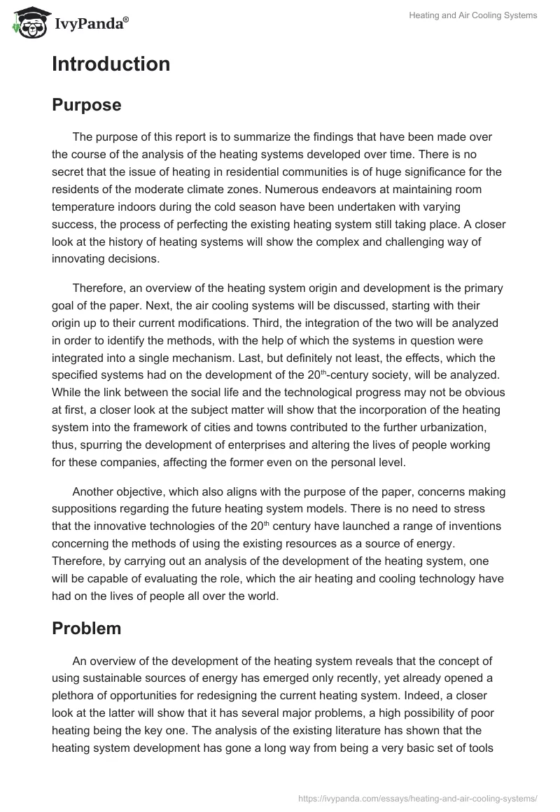 Heating and Air Cooling Systems. Page 2