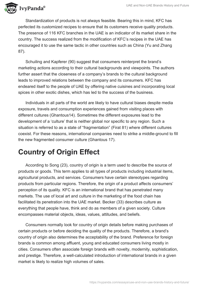 UAE and Non-UAE Brands History and Future. Page 3