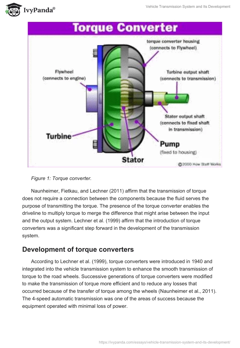 Vehicle Transmission System and Its Development. Page 5