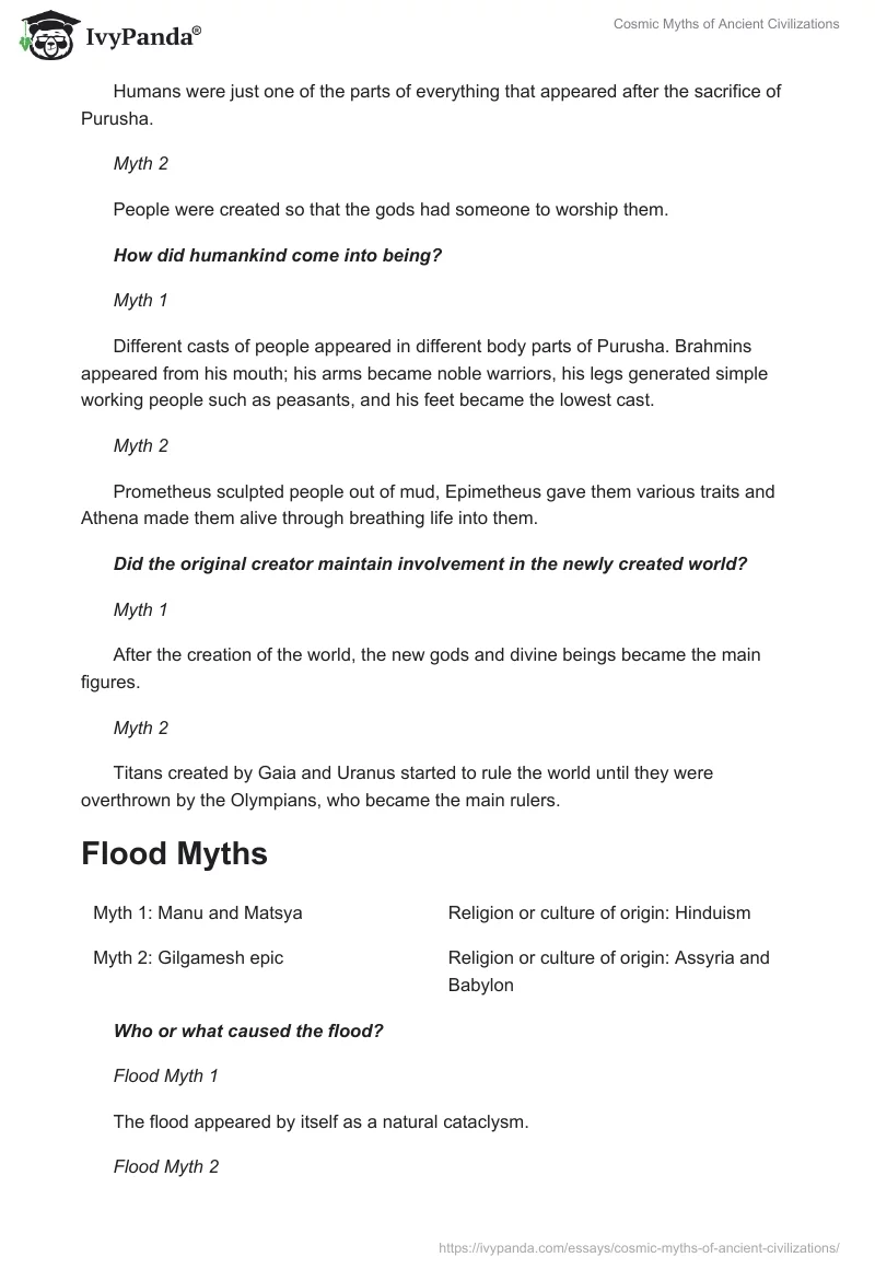 Cosmic Myths of Ancient Civilizations. Page 2