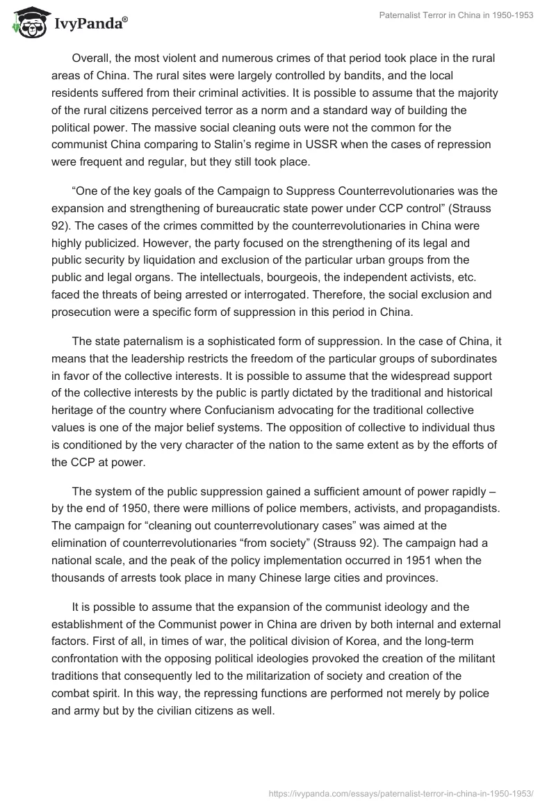 Paternalist Terror in China in 1950-1953. Page 2