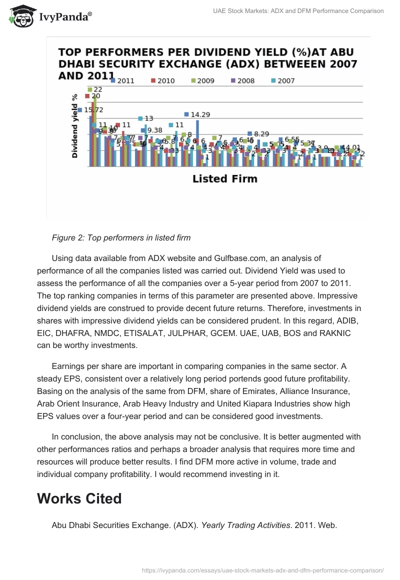 UAE Stock Markets: ADX and DFM Performance Comparison. Page 3
