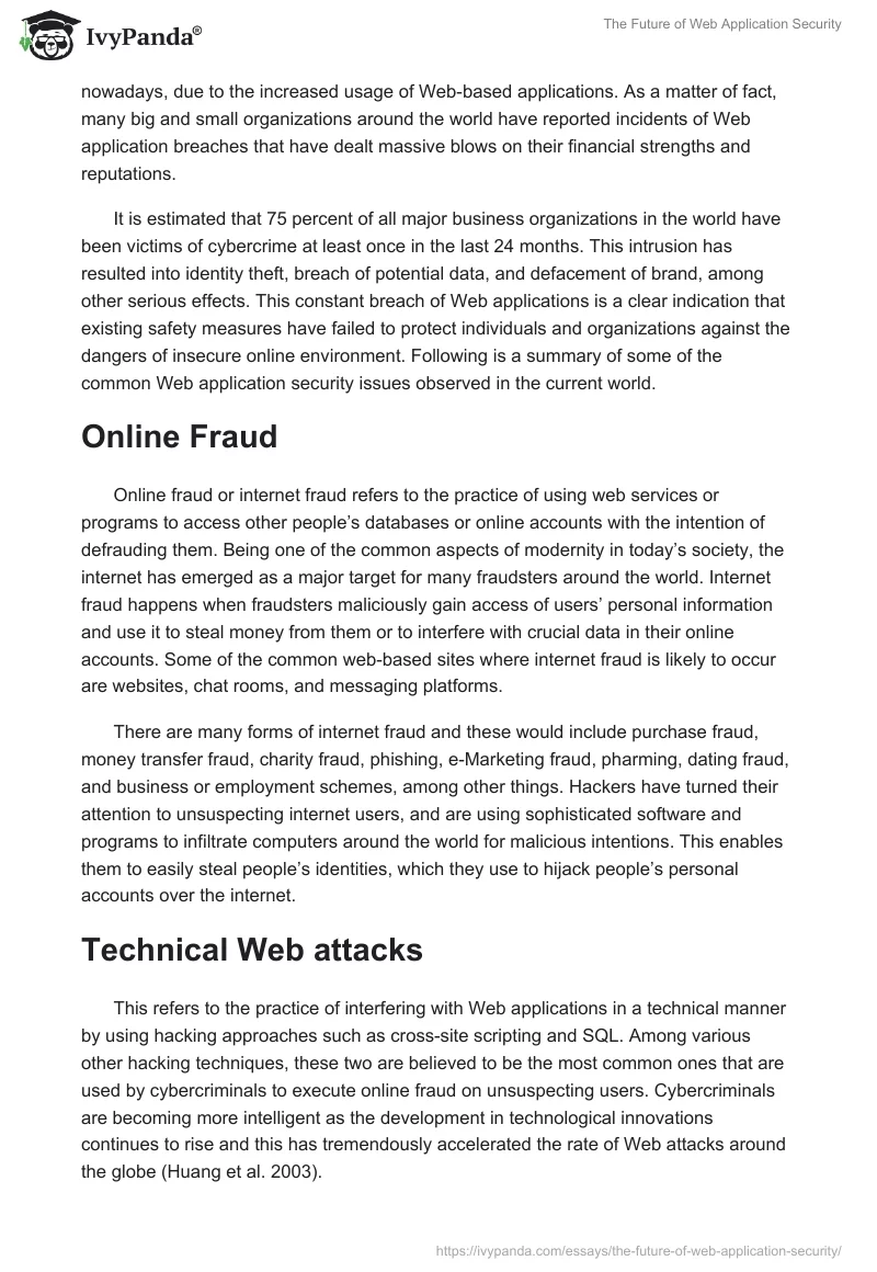 The Future of Web Application Security. Page 3