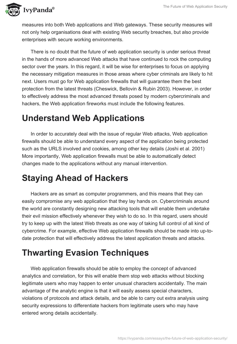 The Future of Web Application Security. Page 5