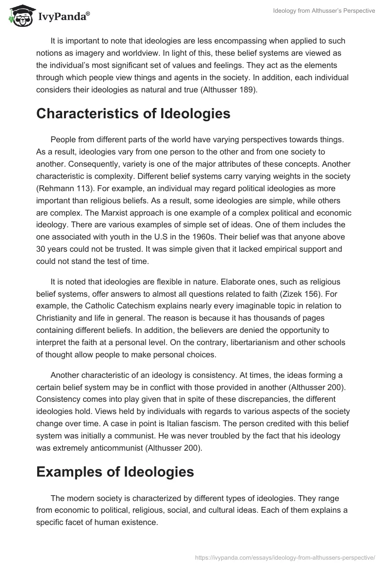 Ideology from Althusser’s Perspective. Page 2