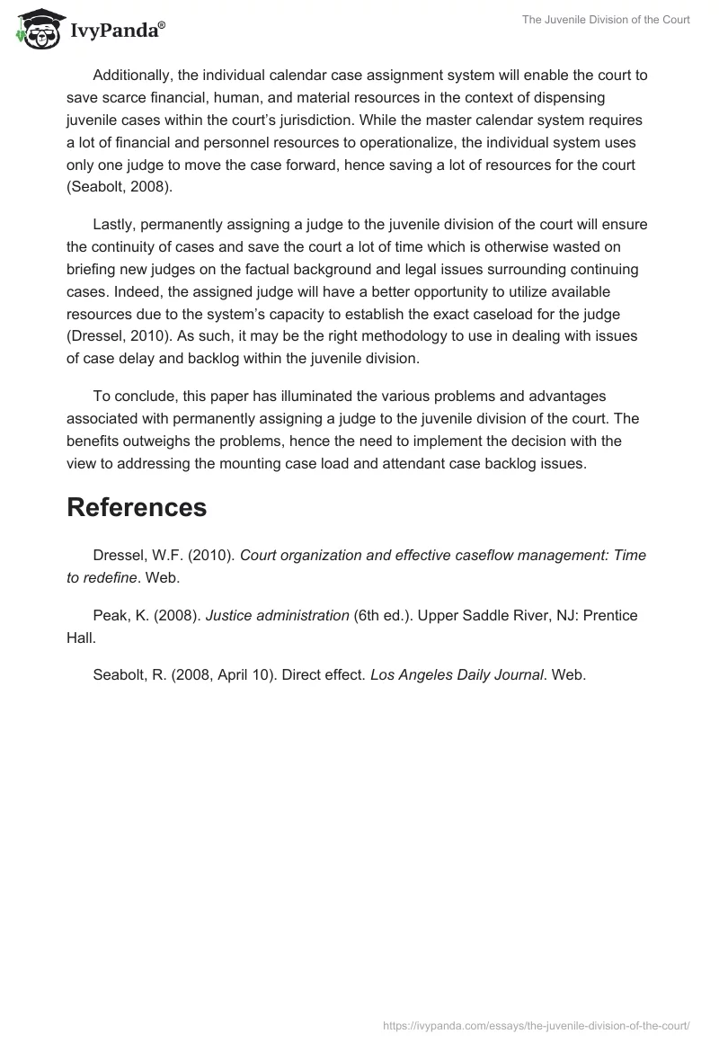 The Juvenile Division of the Court. Page 2