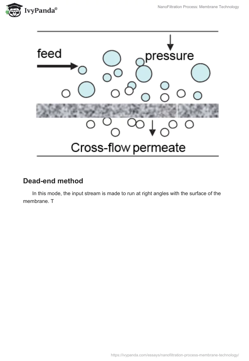 NanoFiltration Process: Membrane Technology. Page 4