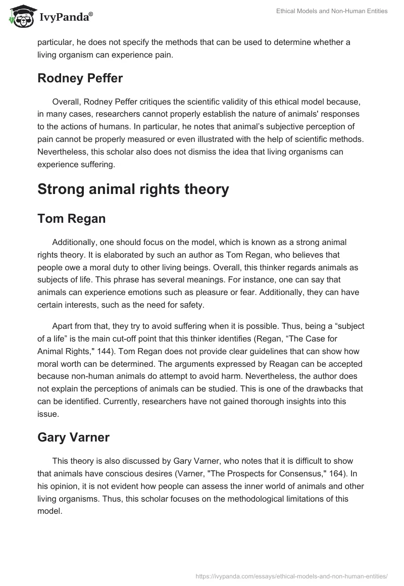 Ethical Models and Non-Human Entities. Page 4