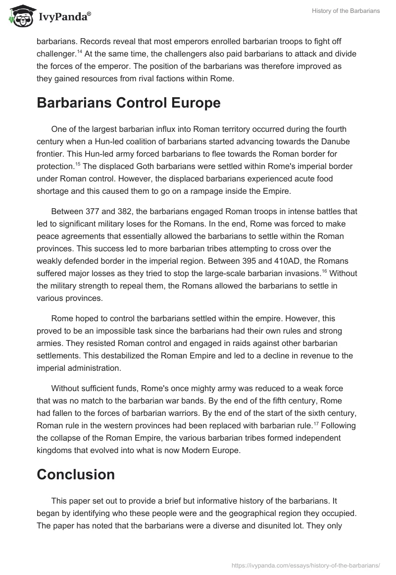 History of the Barbarians. Page 4