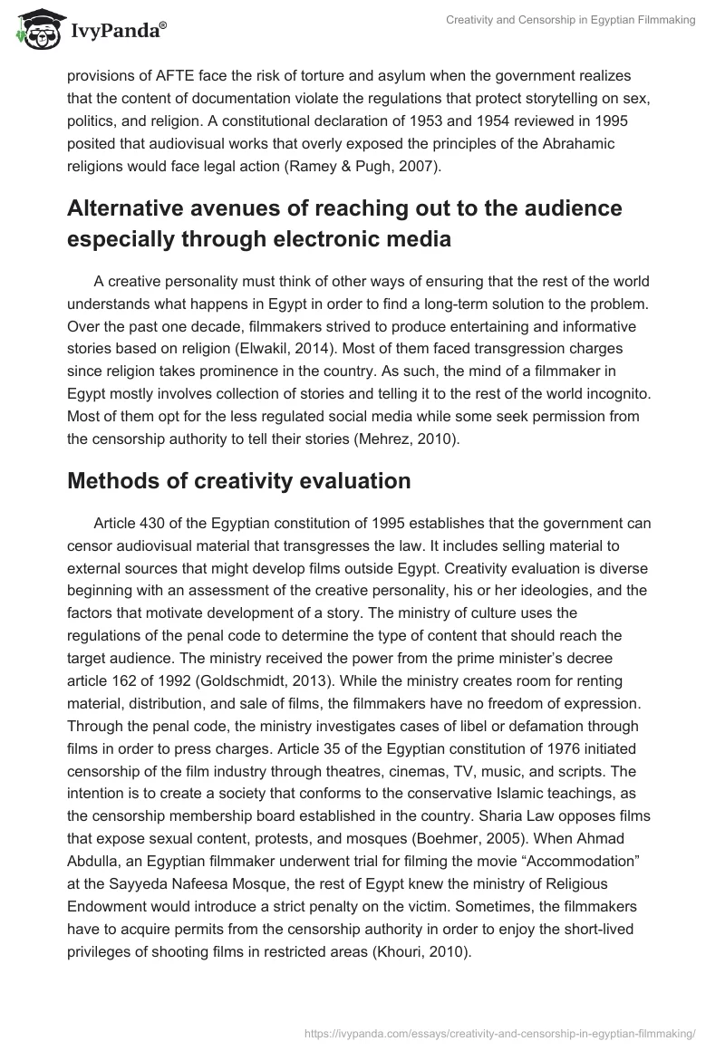 Creativity and Censorship in Egyptian Filmmaking. Page 4