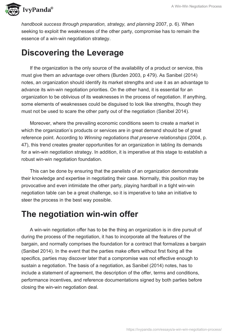 A Win-Win Negotiation Process. Page 4