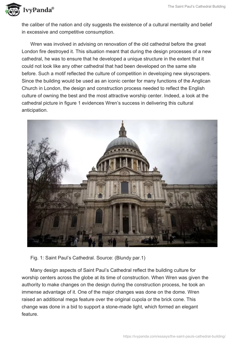 The Saint Paul’s Cathedral Building. Page 3