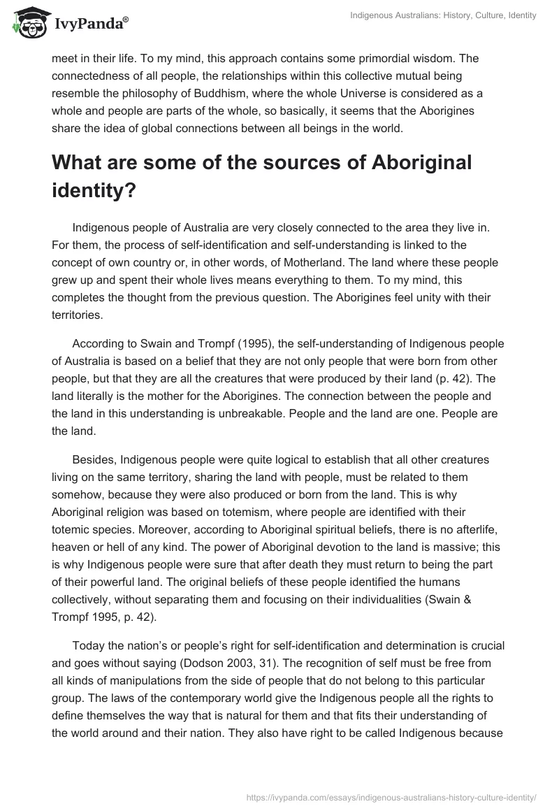 Indigenous Australians: History, Culture, Identity. Page 2