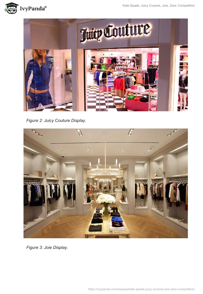 Kate Spade, Juicy Couture, Joie, Zara: Competition. Page 3