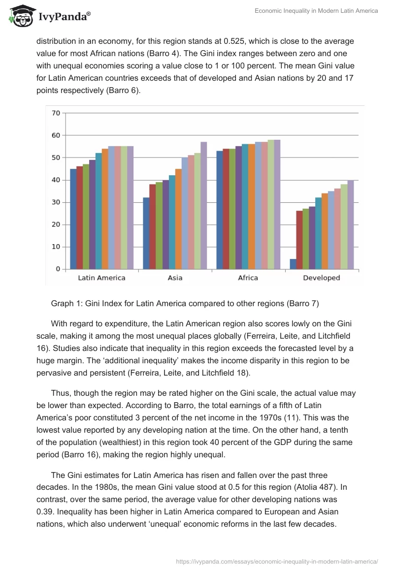 Economic Inequality in Modern Latin America. Page 2