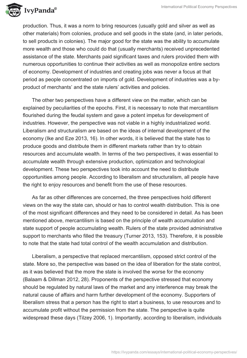 International Political Economy Perspectives. Page 2