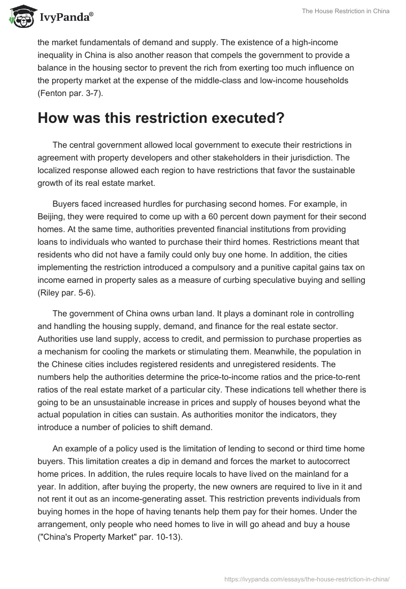 The House Restriction in China. Page 4
