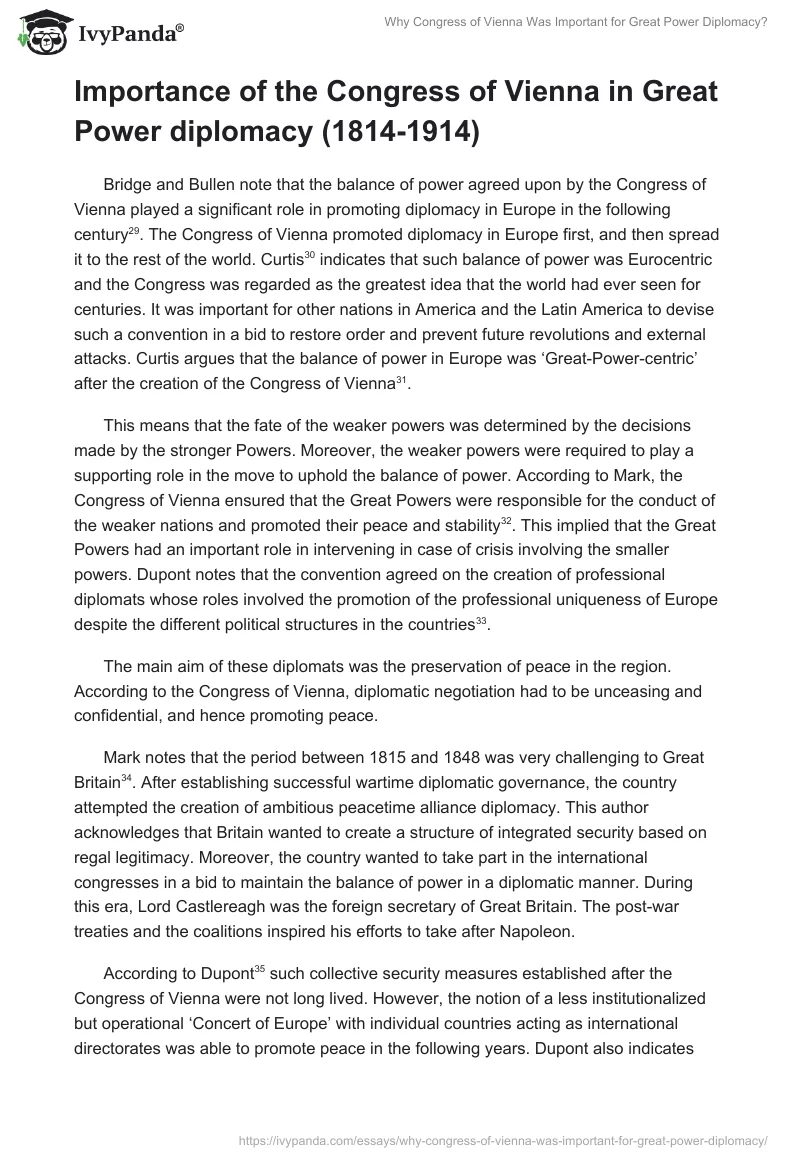 Why Congress of Vienna Was Important for Great Power Diplomacy?. Page 4