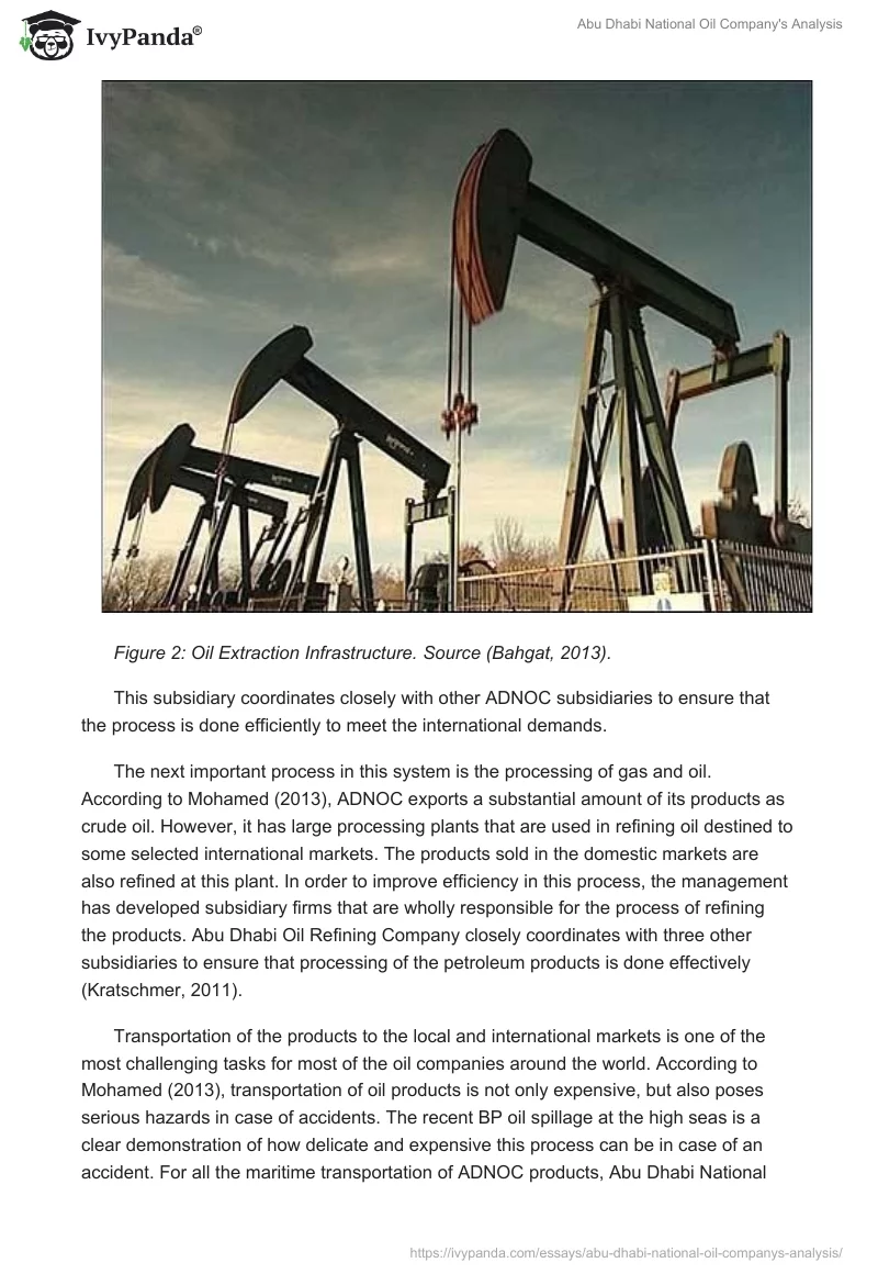 Abu Dhabi National Oil Company's Analysis. Page 4