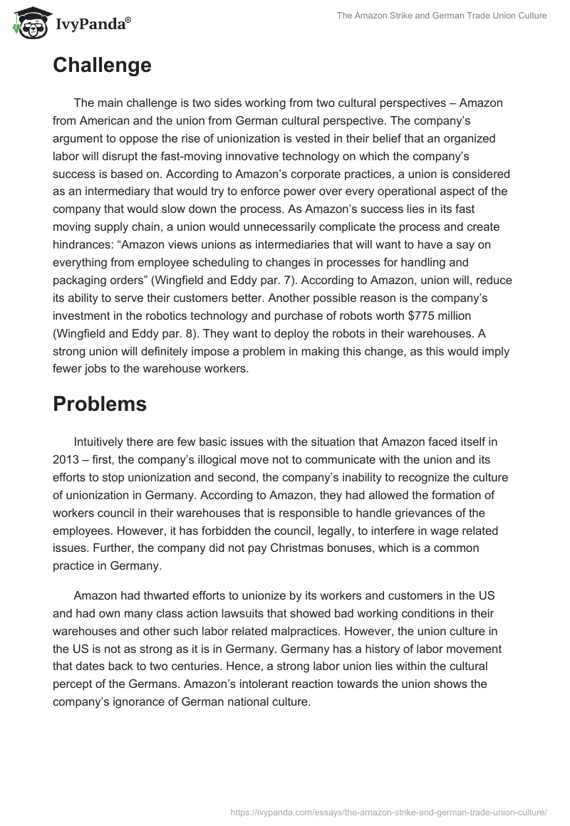 The Amazon Strike and German Trade Union Culture. Page 3