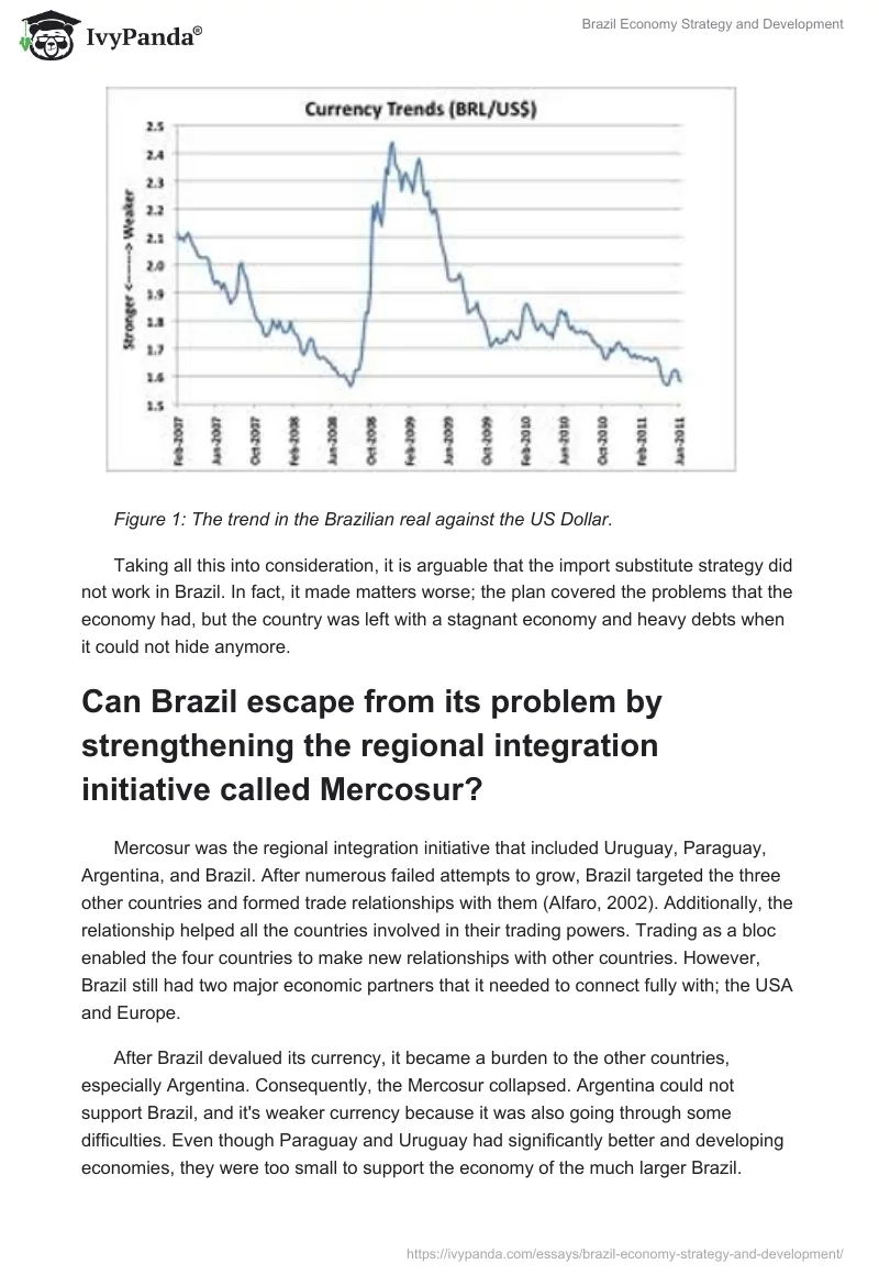 Brazil Economy Strategy and Development. Page 2