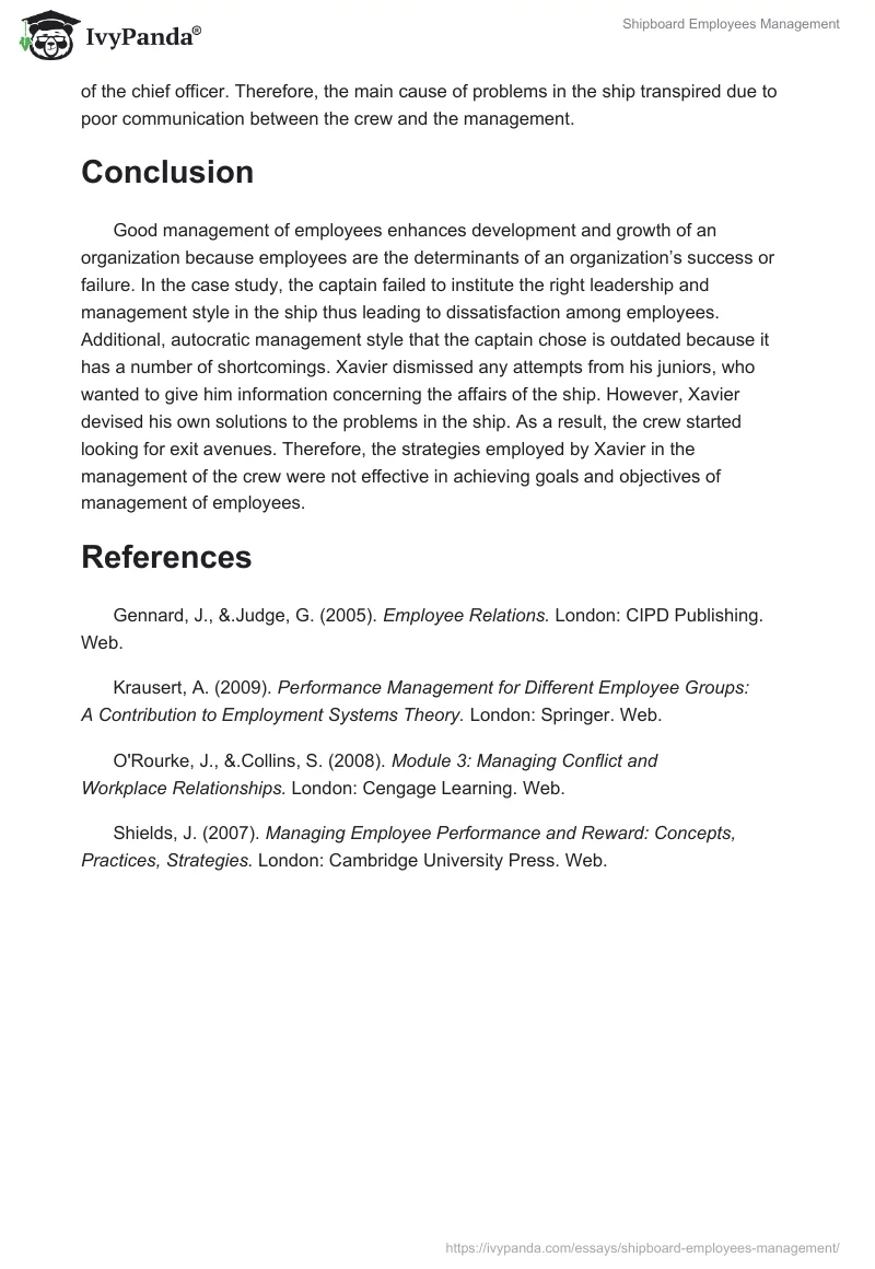 Shipboard Employees Management. Page 5