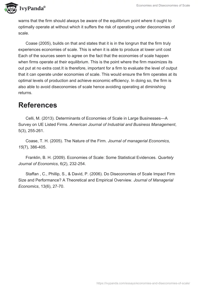 Economies and Diseconomies of Scale. Page 5