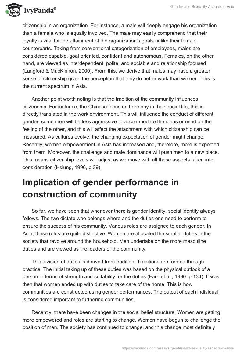 Gender and Sexuality Aspects in Asia. Page 4