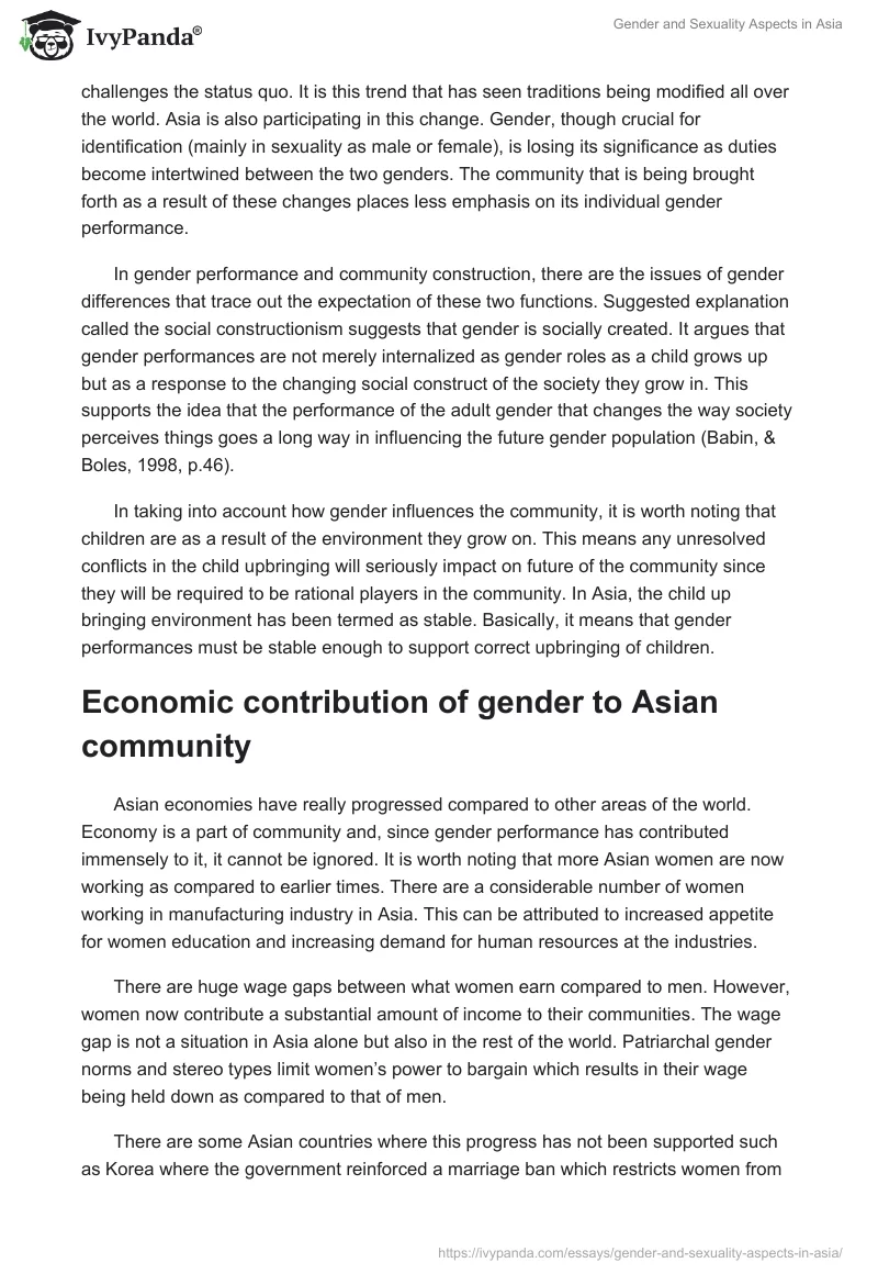 Gender and Sexuality Aspects in Asia. Page 5