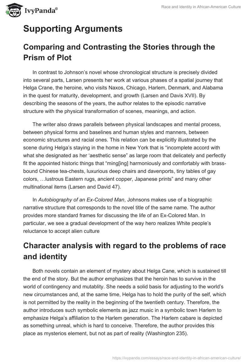 Race and Identity in African-American Culture. Page 2