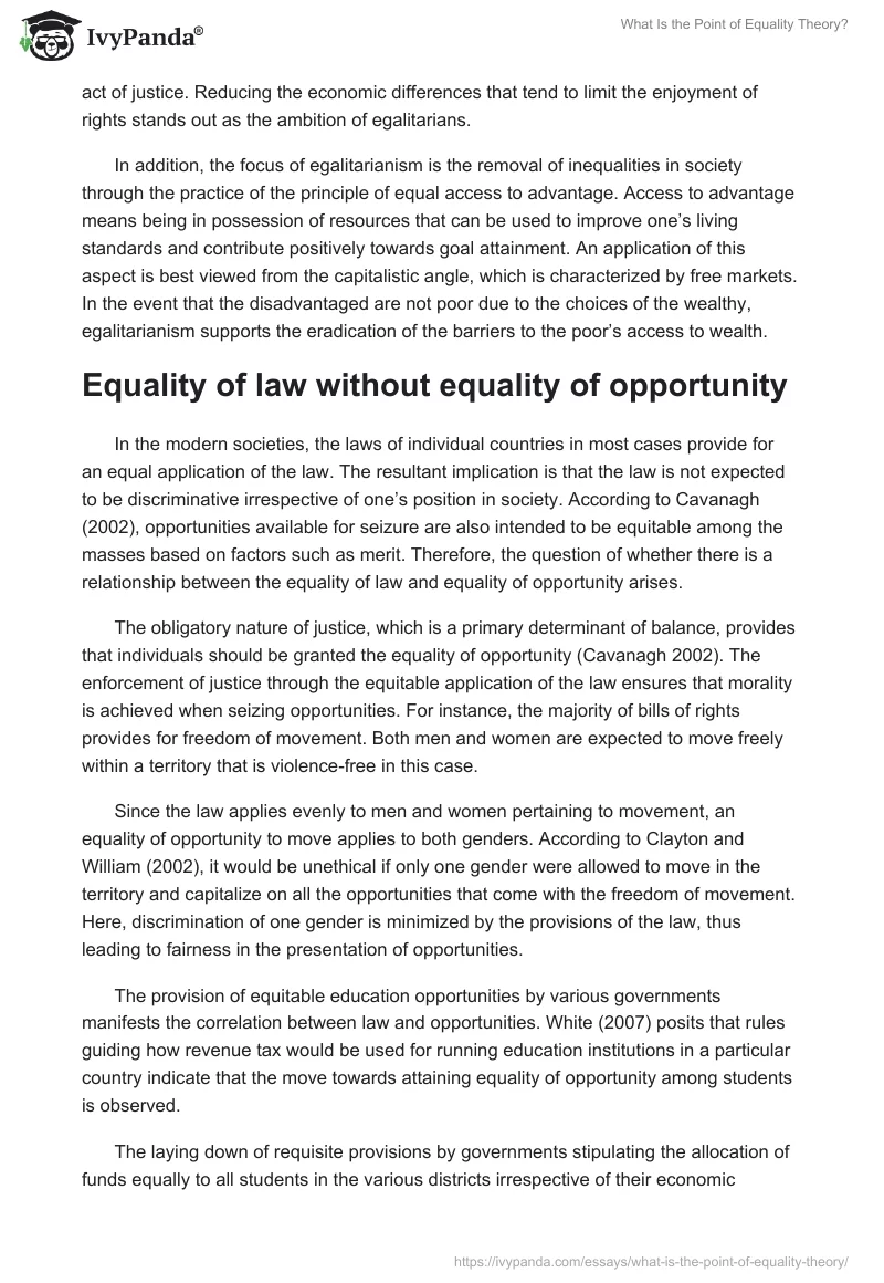 What Is the Point of Equality Theory?. Page 3