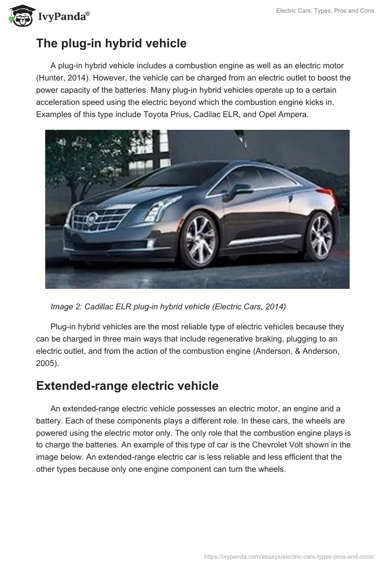 Electric Cars: Types, Pros and Cons. Page 3