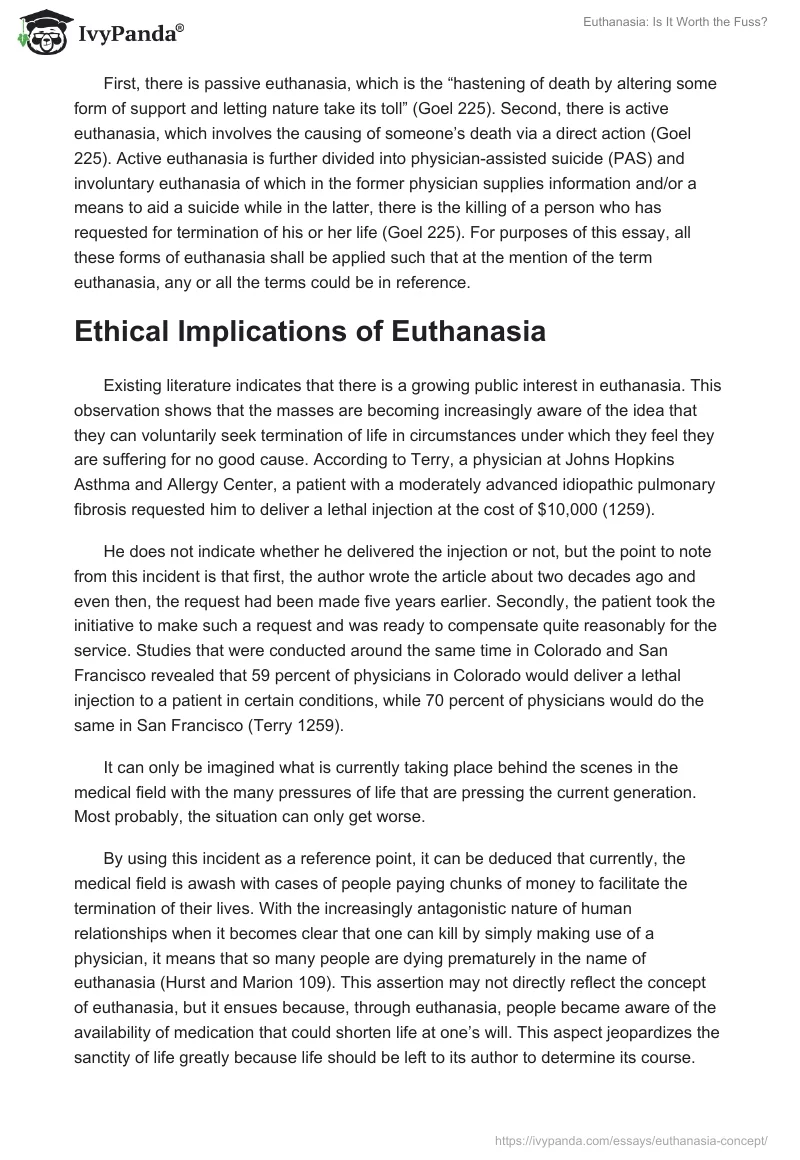 Euthanasia: Is It Worth the Fuss?. Page 2