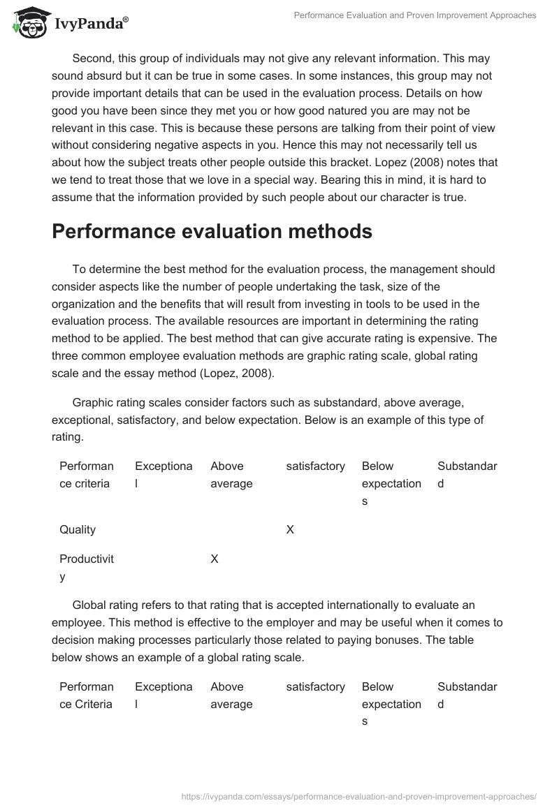 Performance Evaluation and Proven Improvement Approaches. Page 5