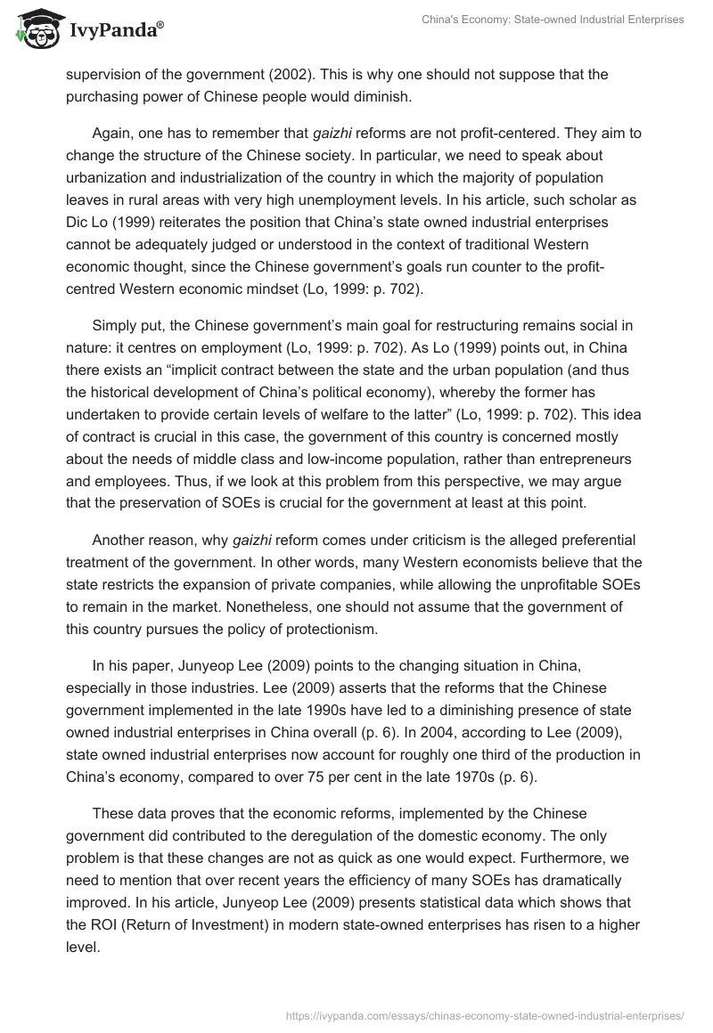 China's Economy: State-owned Industrial Enterprises. Page 4
